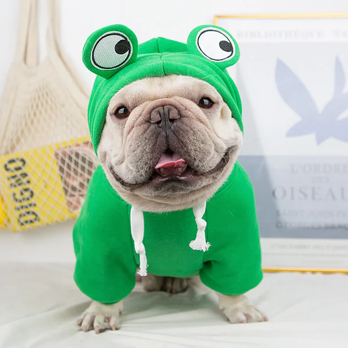Warm Fleece Cute Fruit Dog Hoodies