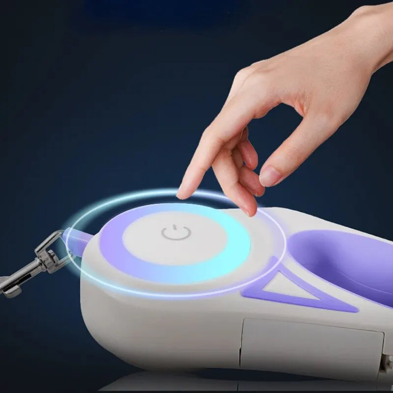 LED Retractable Dog Leash