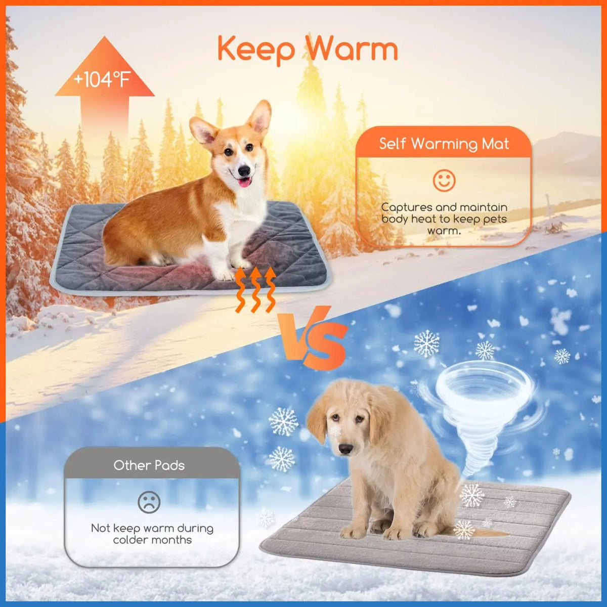 Washable Self-Heating Pet Mat