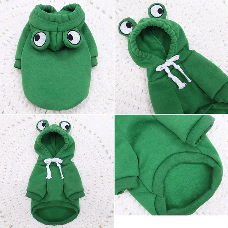 Warm Fleece Cute Fruit Dog Hoodies